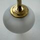 Lot of 3 old vintage opaline wall lights