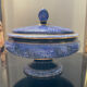 Vintage standing candy in glazed porcelain