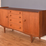 Restored Long A.Younger Afromosia And Teak Retro Sideboard