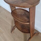 Antique walnut pedestal table furniture