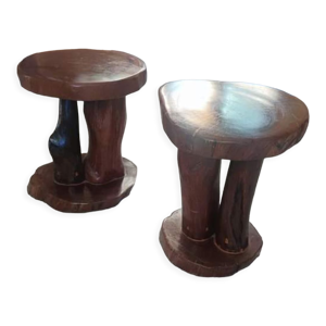 Paire de tabourets ou