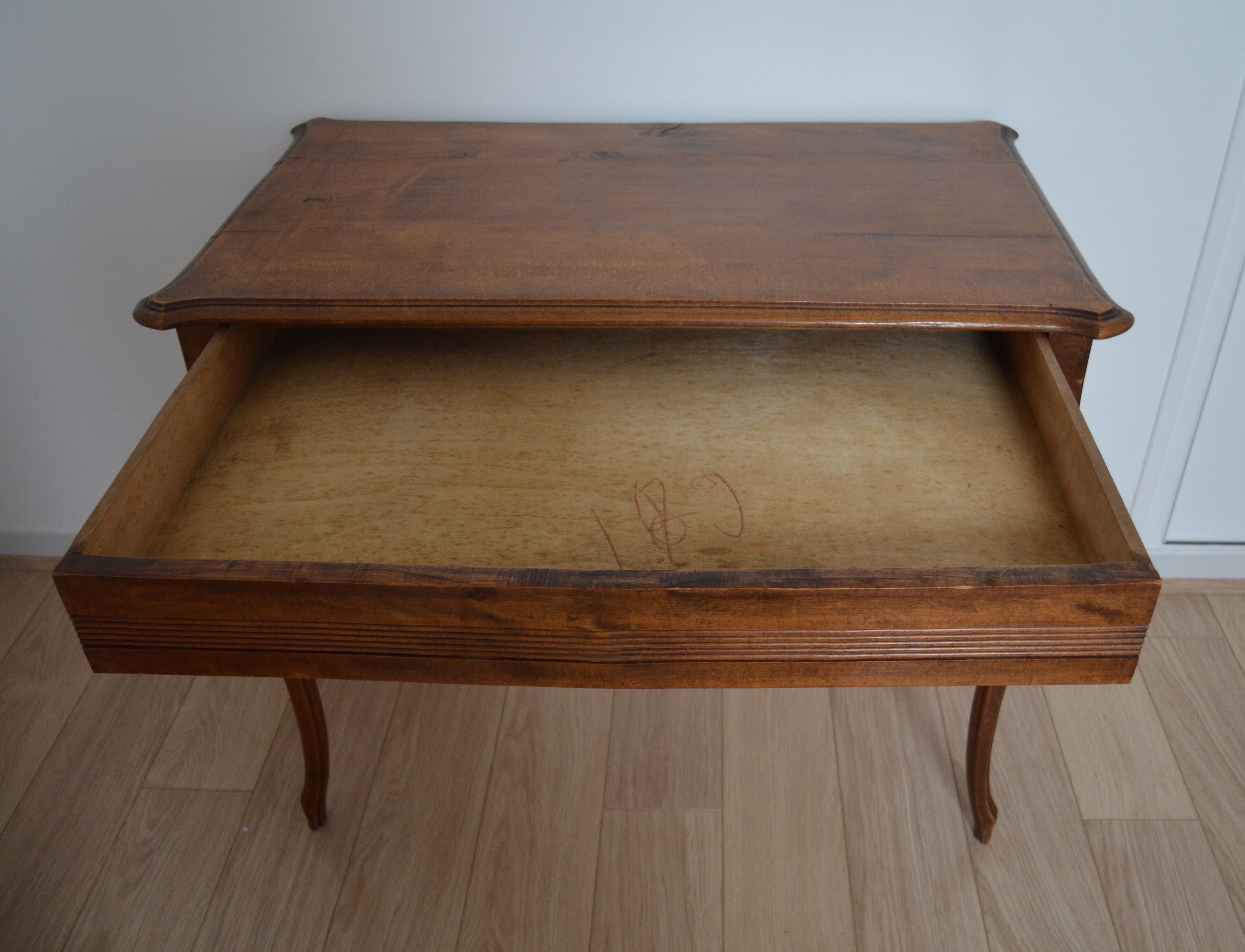 Side table clean oak