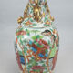 Ancient Chinese vase pink family China 19th century