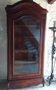 Vitrine ancienne en bois massif – 235 cm