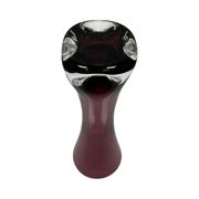 Ingrid Glashütte "Lord Nelson" burgundy vase, Germany 1960s