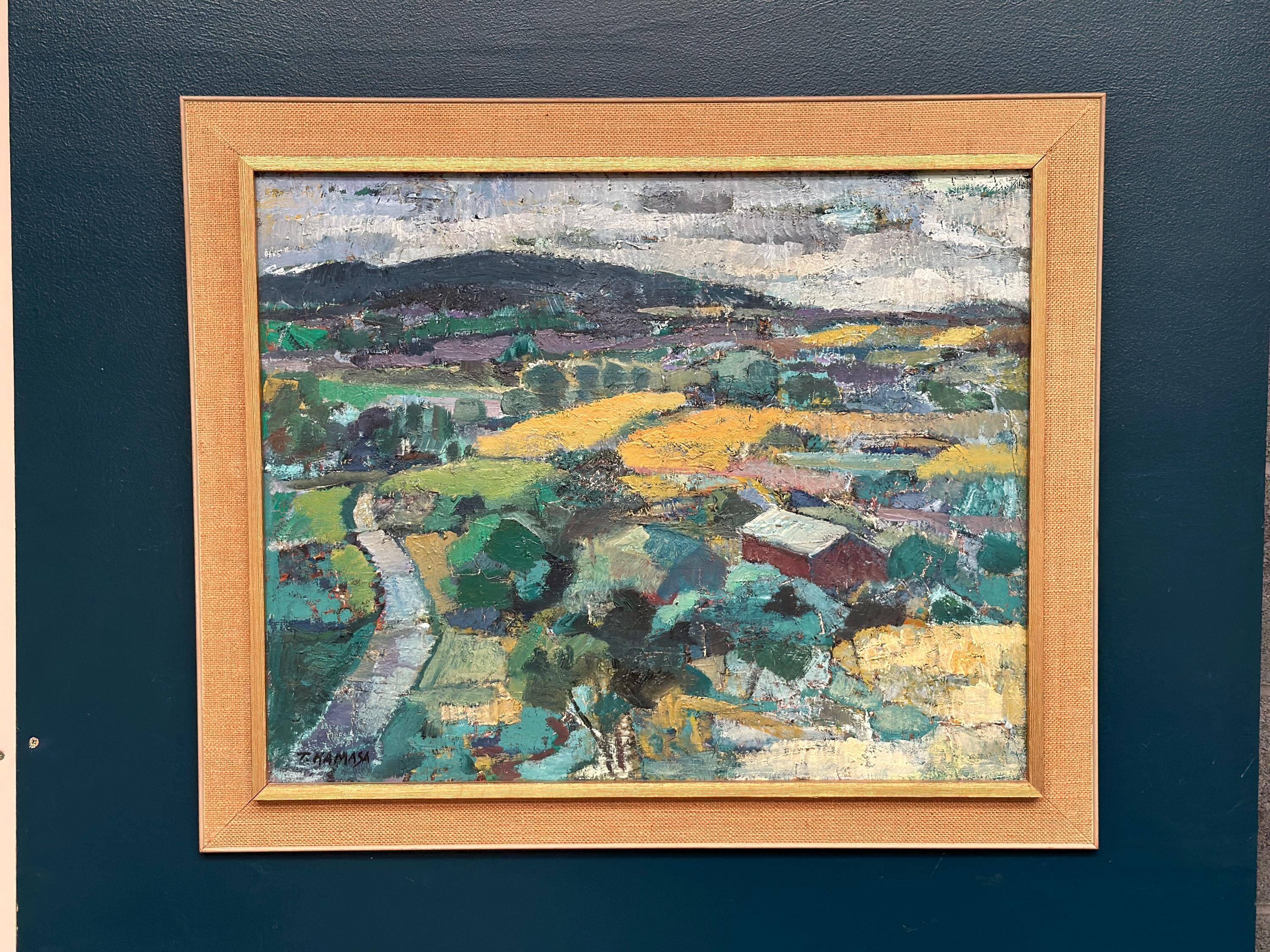 European Oil on Canvas – Landscape by Tadeusz Kamasa