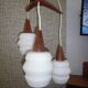 Lustre boomerang Louis Kalff pour Philips