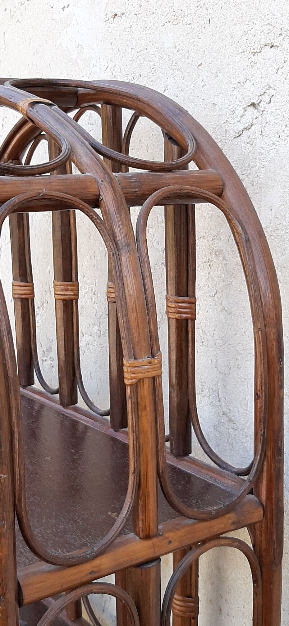 Bamboo wicker rattan 185cm vintage