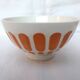 Bol Sarreguemines vintage 70 orange