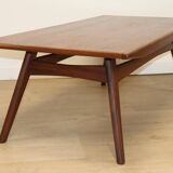 Table basse scandinave en teck, 1960
