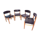 Quatre chaises de style scandinave