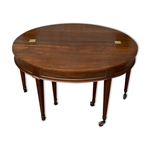 table de salle à manger en acajou d’époque Louis XVI XVllleme siècle