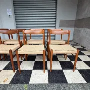 Set of 10 chairs by Henry Walter Klein