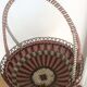 Corbeille en scoubidou vintage