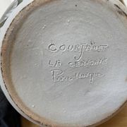 Lampe en céramique par Jean-claude Courjault, La Cerisaie, vers 1970.