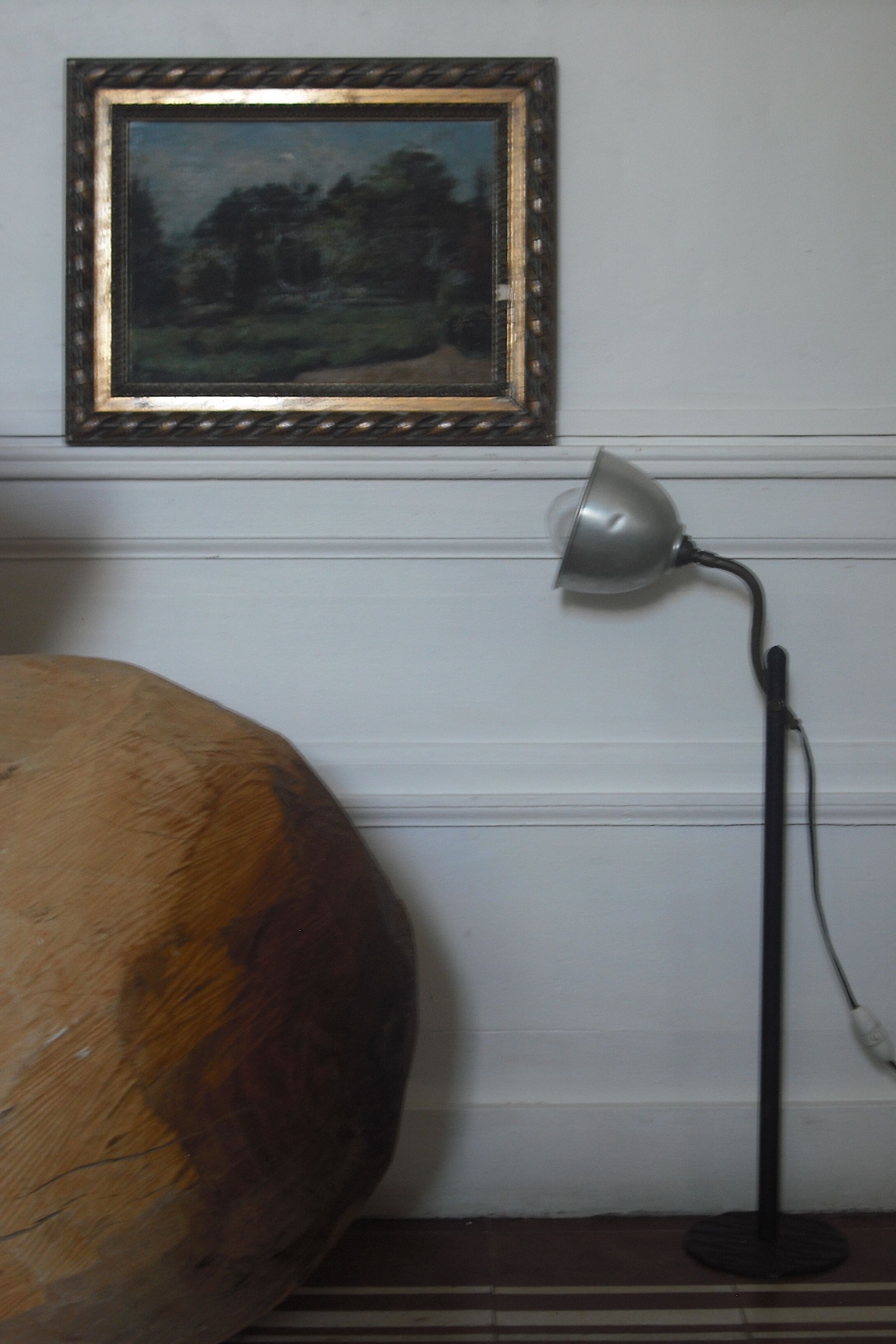 Lamp articulated arm 74 high circa 1930