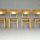 Set of 4 chairs THONET bistrot 1970