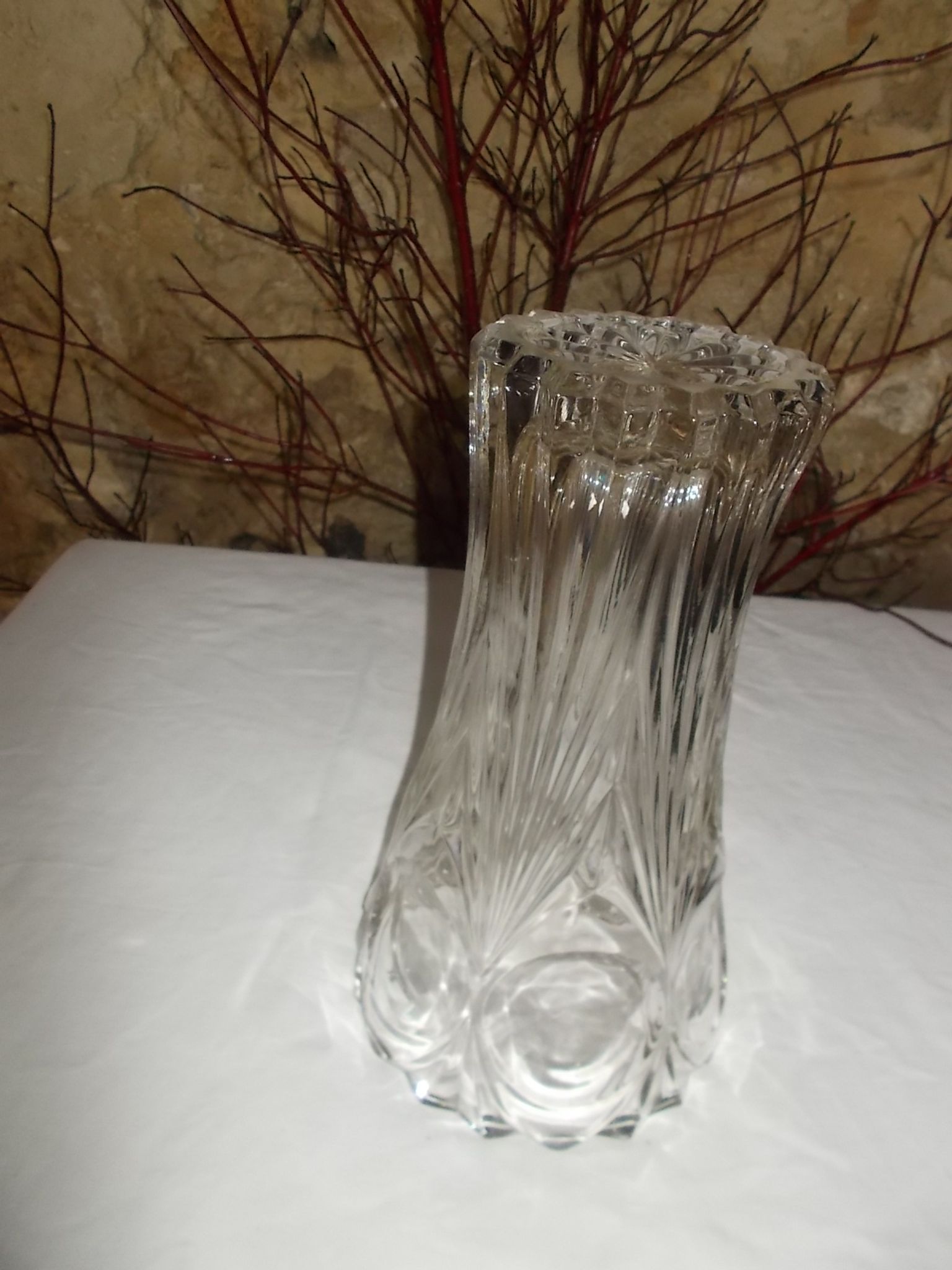 Vase en cristal