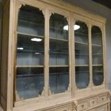 19th century solid wood display case