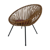 Vintage rattan armchair