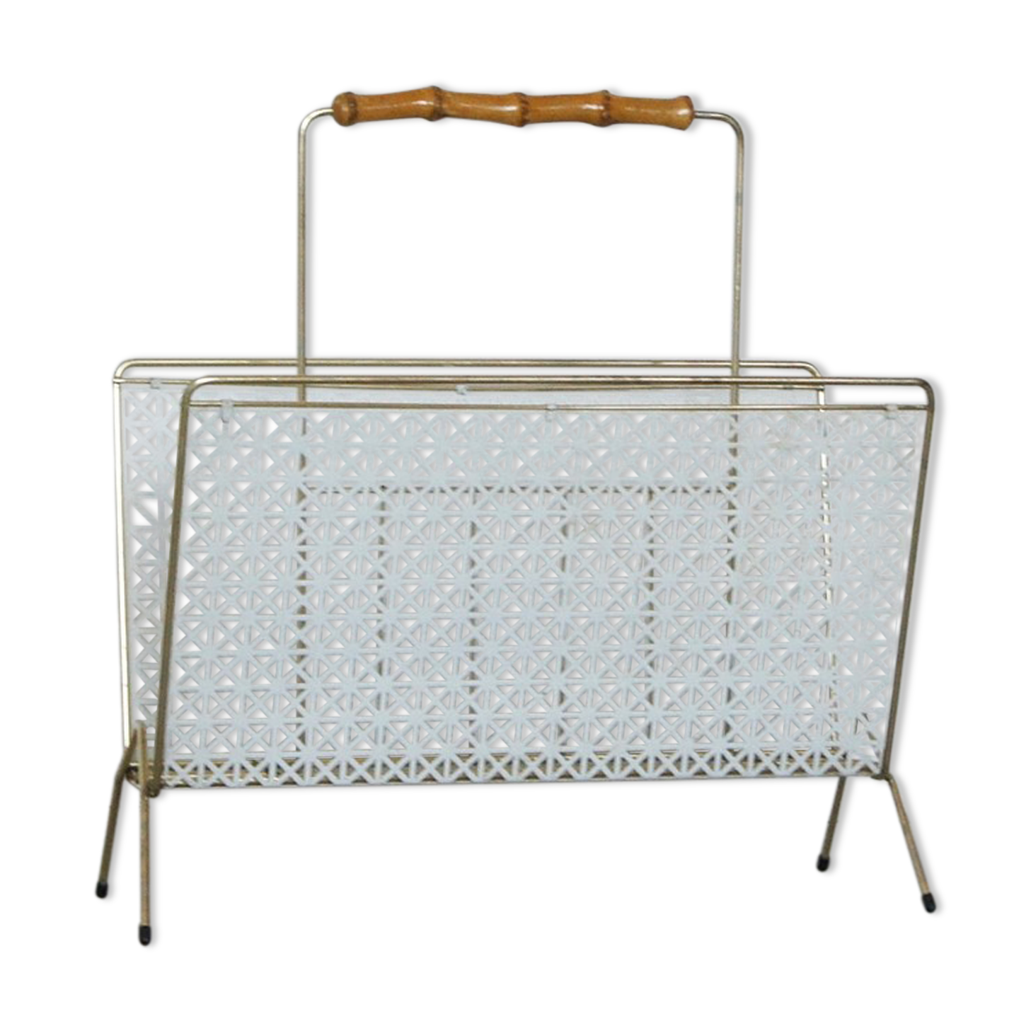 Porte magazine metal magazine rack, années 1960