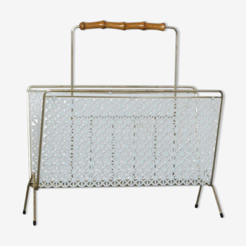 Porte magazine metal magazine rack, années 1960