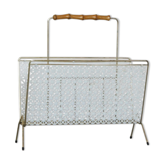 Porte magazine metal magazine rack, années 1960