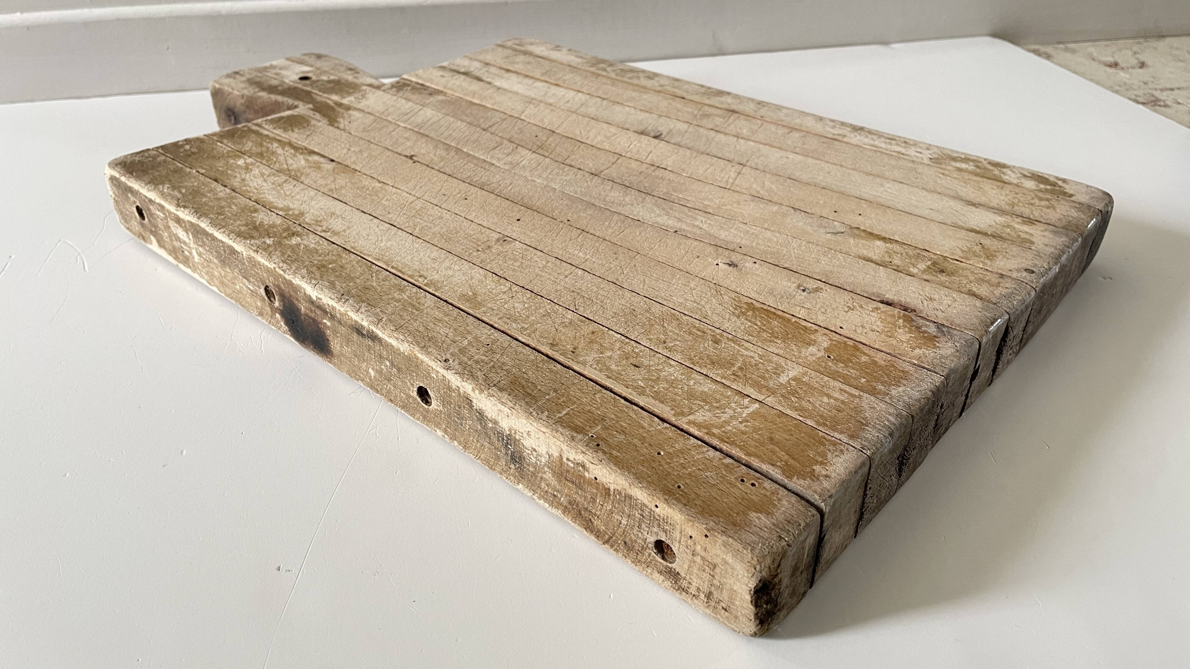 Planche à découper XL bois vintage