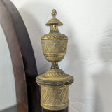 Rare coiffeuse demi à fond de glace époque Empire