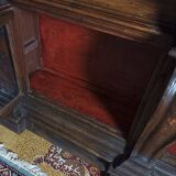 Empire style trade furniture bookcase in solid pine