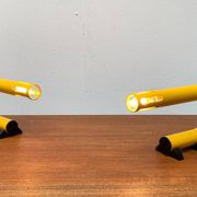 Lampes de table modèle C 452 de l'ère spatiale postmoderne italienne du milieu du siècle, 1960, lot de 2