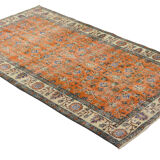 Anatolian handmade vintage rug 240 cm x 138 cm