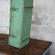 Green vintage wood tool case
