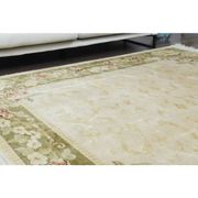 Vintage Turkish Oushak Handmade Wool Cotton Tan Area Rug 235x240