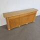 Wood / bamboo / rattan sideboard Roberti Rattan 1970s stunning condition