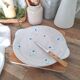 Blue pie dish Belgian manufacture Boch