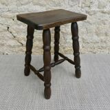 Solid wood stool