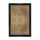 Carpet jute and cotton beige and black 120x170 cm