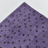 Purple & Brown Polka Dot Kilim Rug, 206x263Cm