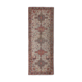 Vintage Turkish hallway rug 108x278 cm