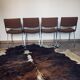 Ensemble de 4 chaises vintage