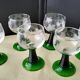 6 white wine glasses from Alsace Arc France