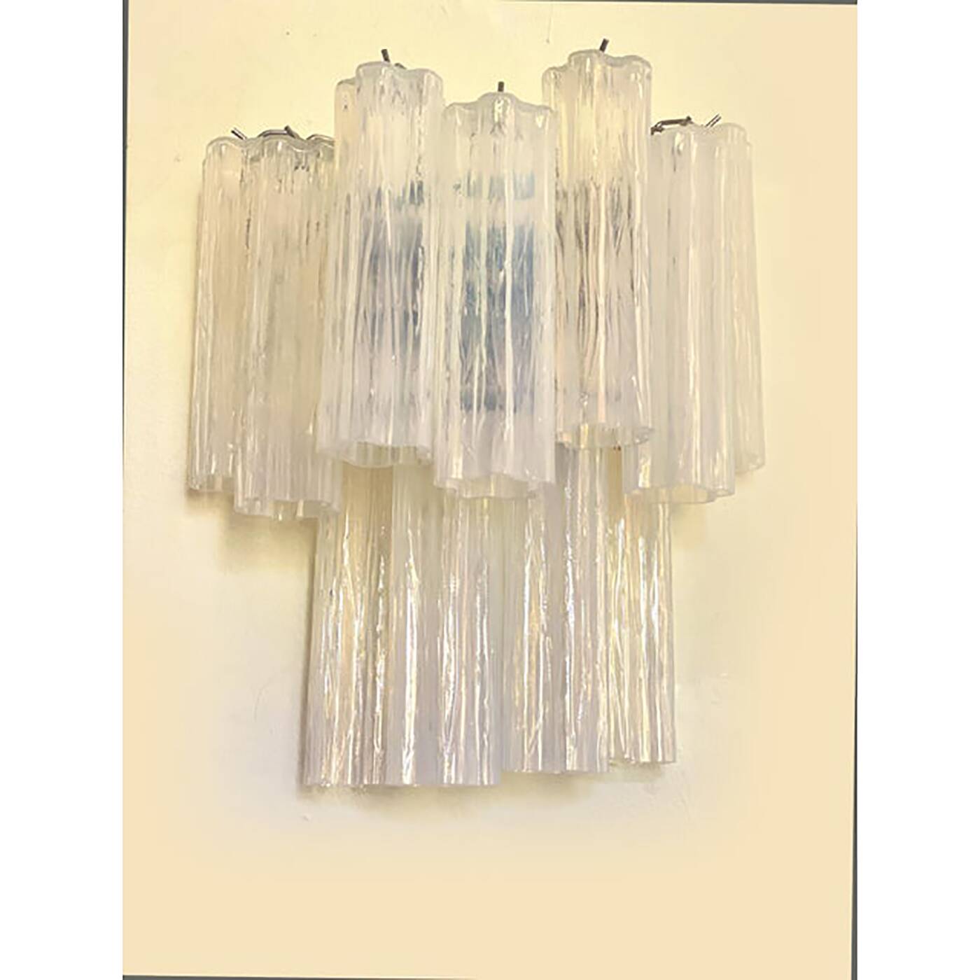 Contemporary Opalino“Tronchi” Wall Sconce in Venini Style