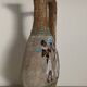 Vintage Egyptian motif jug vase