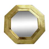 Brass mirror 32x32cm