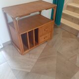 woven rattan chest of drawers - 2 drawers