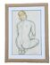 Xavier De Langlais - Pastel of a Kneeling Nude Woman from Behind, Circa 1926