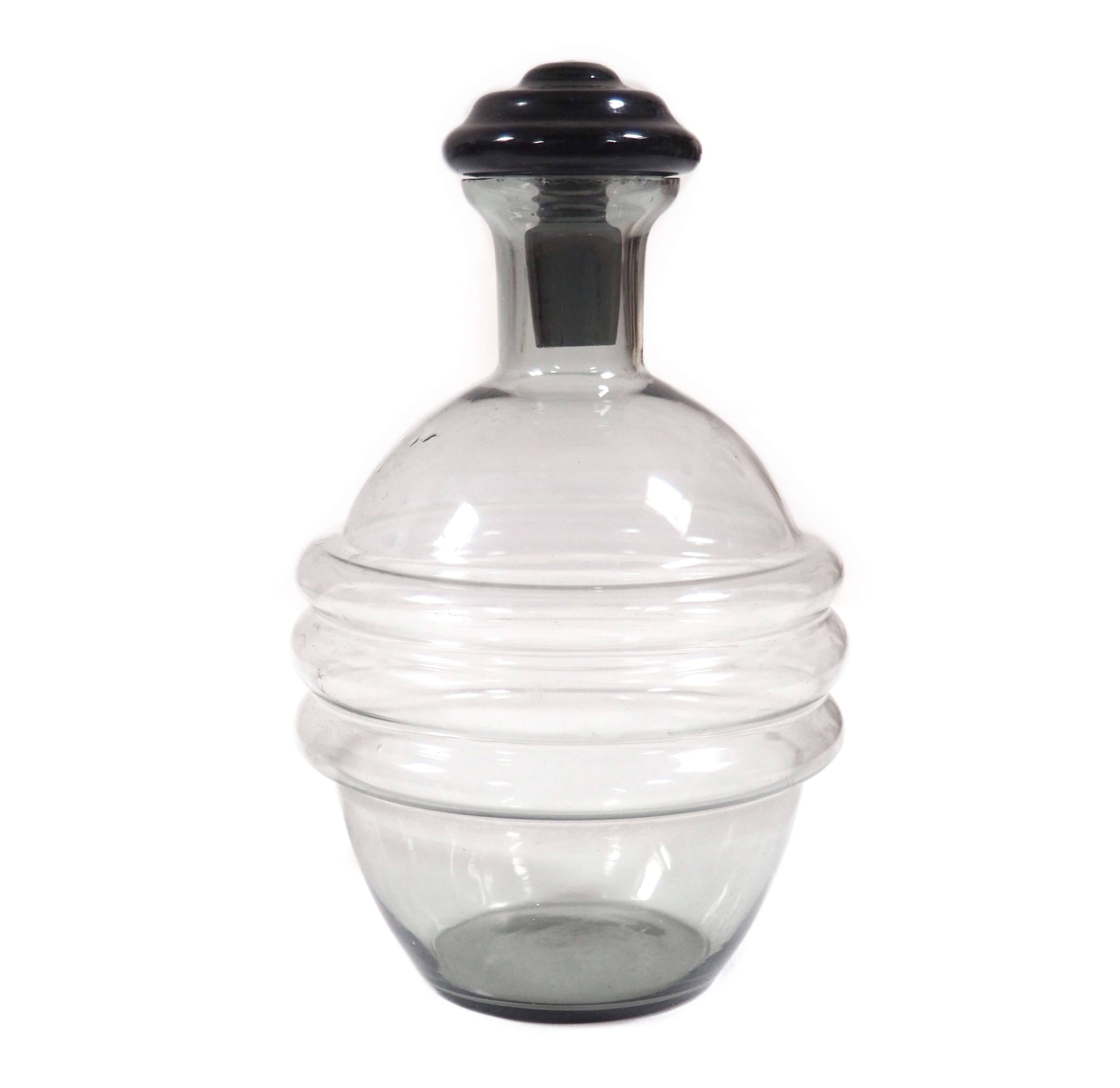 Carafe à liqueur verre fumé