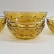 Amber glass dessert service - 1970