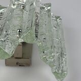 Wall lamp Wall Sconce Fischer Leuchten Germany Ice Glas Design